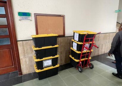 MP traslada al tribunal camión repleto de evidencias contra exministros por presunta corrupción