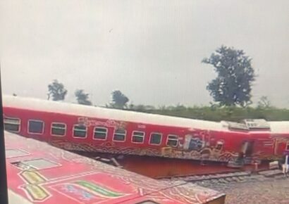 Increíble: descarrilamiento de un tren en Nigeria deja siete heridos