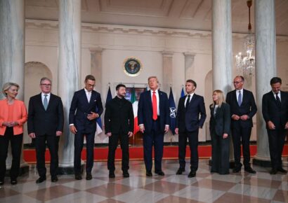 Trump recibe a Zelensky y líderes europeos en la Casa Blanca para buscar un alto el fuego en Ucrania