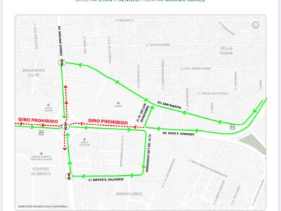 Entra en vigor fase IV de restricción de giros a la izquierda en el DN