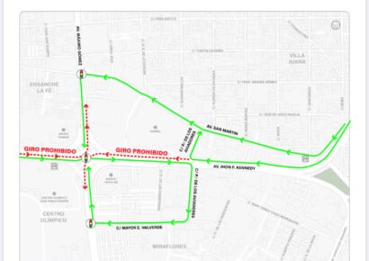 Entra en vigor fase IV de restricción de giros a la izquierda en el DN
