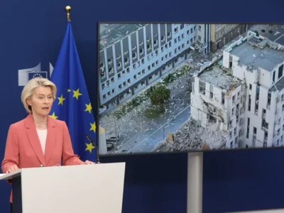 Rusia ataca la delegación de la UE en Kiev durante bombardeos aéreos