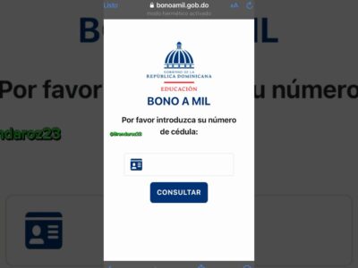Minerd activa esta semana el “Bono a Mil” para estudiantes de escuelas públicas