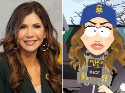 Kristi Noem critica a ‘South Park’ por burlarse de ella en episodio sobre ICE