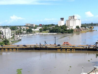Cierran por cinco días el Puente Flotante sobre el Ozama por mantenimiento preventivo