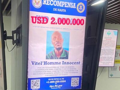 RD exhibe avisos de búsqueda del peligroso pandillero haitiano Vitel’Homme Innocent