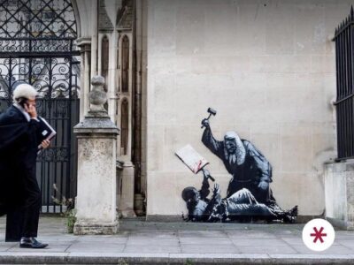 El gobierno de Reino Unido censura mural de Banksy