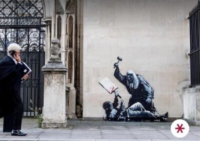 El gobierno de Reino Unido censura mural de Banksy