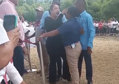 Abinader califica de “inapropiado” altercado entre diputada y agente de seguridad