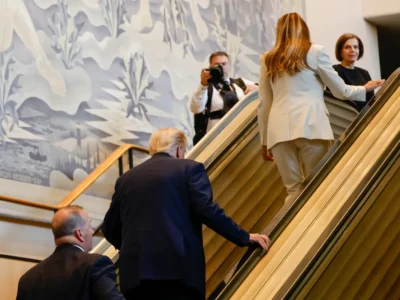 ONU responsabiliza a camarógrafo de Trump por fallo en escalera mecánica