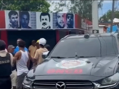 Autoridades intervienen bar en Baní “Drink Sinaloa”, que exaltaba figuras de narcotraficantes