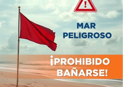 Autoridades colocan bandera roja y clausuran playas en Puerto Plata por condiciones marinas peligrosas