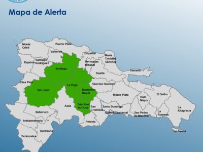 COE declara alerta verde en cinco provincias por vaguada y riesgo de inundaciones