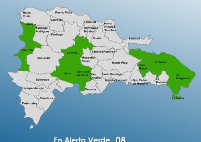 COE emite alerta verde para ocho provincias ante lluvias por onda tropical y vaguada