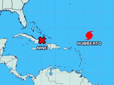 Perturbación atmosférica se convierte en potencial ciclón tropical #9; lluvias continúan en el Caribe
