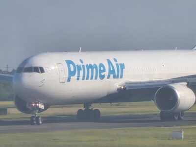 Llega a República Dominicana el primer avión de carga de Amazon Air