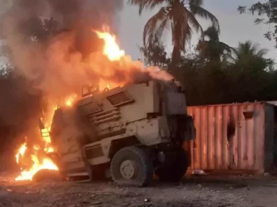 Accidente de vehículos de la Misión de Seguridad en Haití deja muertos y heridos