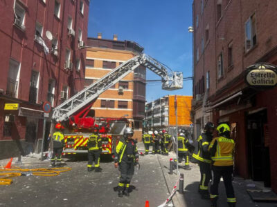 Explosión de gas en bar de Vallecas, Madrid, deja 25 heridos, tres graves y dos muy graves