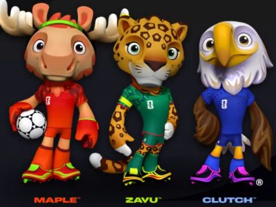 Presentan a Maple, Zayu y Clutch, las mascotas de la Copa Mundial de la FIFA 26