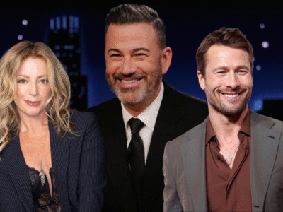 Glen Powell y Sarah McLachlan inauguran regreso de Jimmy Kimmel