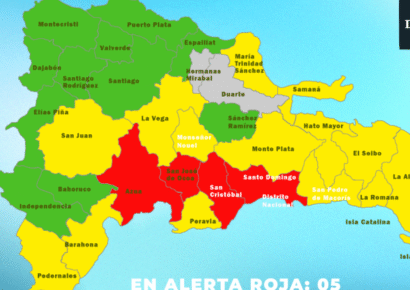 Elevan a 14 las provincias en alerta amarilla por onda tropical; cinco permanecen en roja