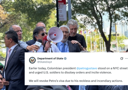 EE.UU. anuncia revocación de visa a Gustavo Petro por incitar a soldados a desobedecer órdenes