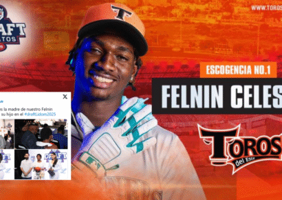 Toros del Este seleccionan a Felnin Celestén como primer pick del Draft de Novatos 2025