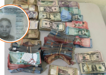 Detienen a mujer haitiana transportando millonaria suma de dinero sin declarar en RD