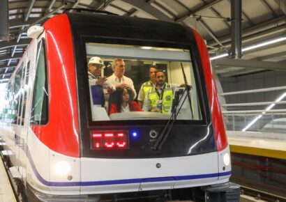 Abinader encabeza sexta prueba dinámica del Metro de Los Alcarrizos; apertura será en febrero
