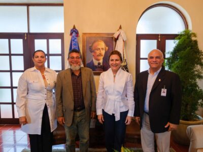 Director General de Museos, Carlos Andújar visita Palacio Consistorial y se reúne con Carolina Mejía