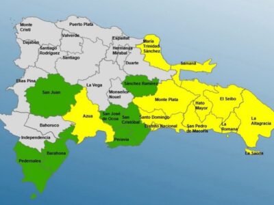 COE eleva a once las provincias en alerta amarilla por onda tropical y vaguada