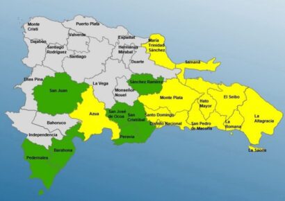 COE eleva a once las provincias en alerta amarilla por onda tropical y vaguada