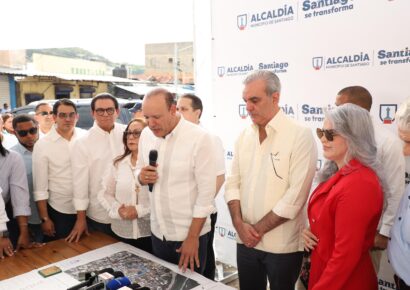 Abinader da inicio a importantes obras en Santiago, incluyendo remodelación del Hospedaje Yaque