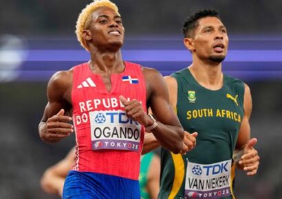 Alexander Ogando accede a la final de los 200 metros en el Mundial de Atletismo