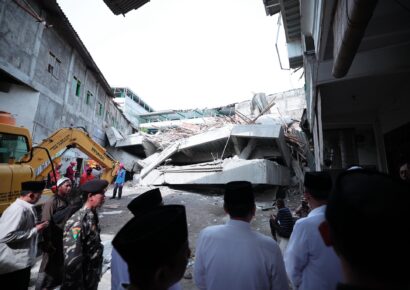 Tragedia en Indonesia: Derrumbe de internado islámico deja al menos tres muertos y decenas de desaparecidos
