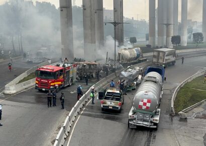 Explosión de camión de gas en Ciudad de México deja seis muertos y decenas de heridos