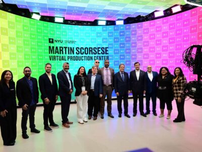 Leonel Fernández visita centro de producción virtual en NYU y fortalece vínculos con el cine del futuro