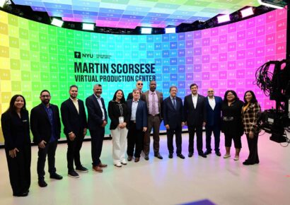 Leonel Fernández visita centro de producción virtual en NYU y fortalece vínculos con el cine del futuro