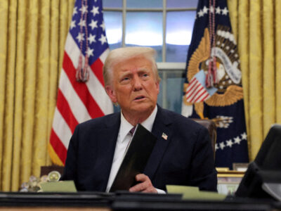 Trump advierte a Hamás sobre intervención extranjera si viola el plan de paz en Gaza