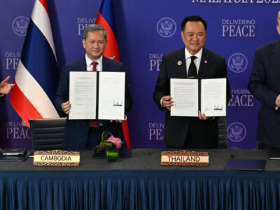 Trump celebra un “acuerdo histórico” que pone fin al conflicto entre Tailandia y Camboya