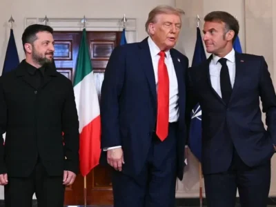 Zelensky coordina con Trump y Macron refuerzos a la defensa aérea de Ucrania ante ataques rusos