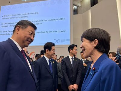 Xi Jinping y la primera ministra de Japón se reúnen en Corea del Sur en medio de tensiones marítimas
