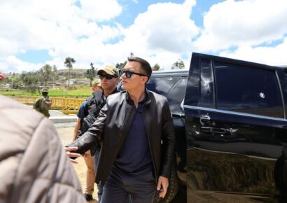 Gobierno denuncia intento de asesinato contra Noboa tras ataque armado en Cañar