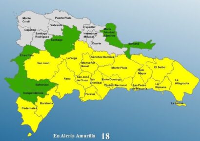 COE amplía alerta por Melissa a 17 provincias y el DN