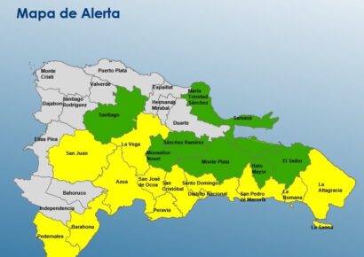 COE eleva a 13 las provincias en alerta amarilla por posible ciclón tropical