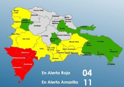 COE mantiene cuatro provincias en alerta roja: “La población debe seguir las recomendaciones”