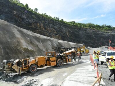 Deslizamiento en Cormidom aísla a 80 trabajadores; todos fueron evacuados