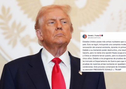 Trump ordena pruebas nucleares inmediatas tras maniobras rusas; EE. UU. busca “igualdad de condiciones”