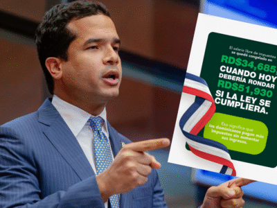 Omar Fernández exige liberar de ISR salarios bajo RD$52,000 y acusa al Gobierno de incumplir la ley