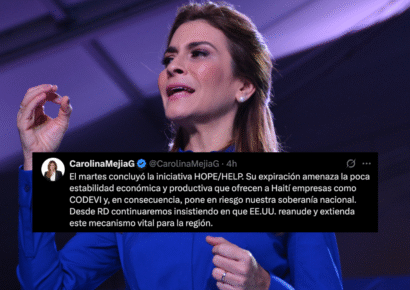 Carolina Mejía advierte sobre impacto regional tras vencimiento de programas HOPE/HELP